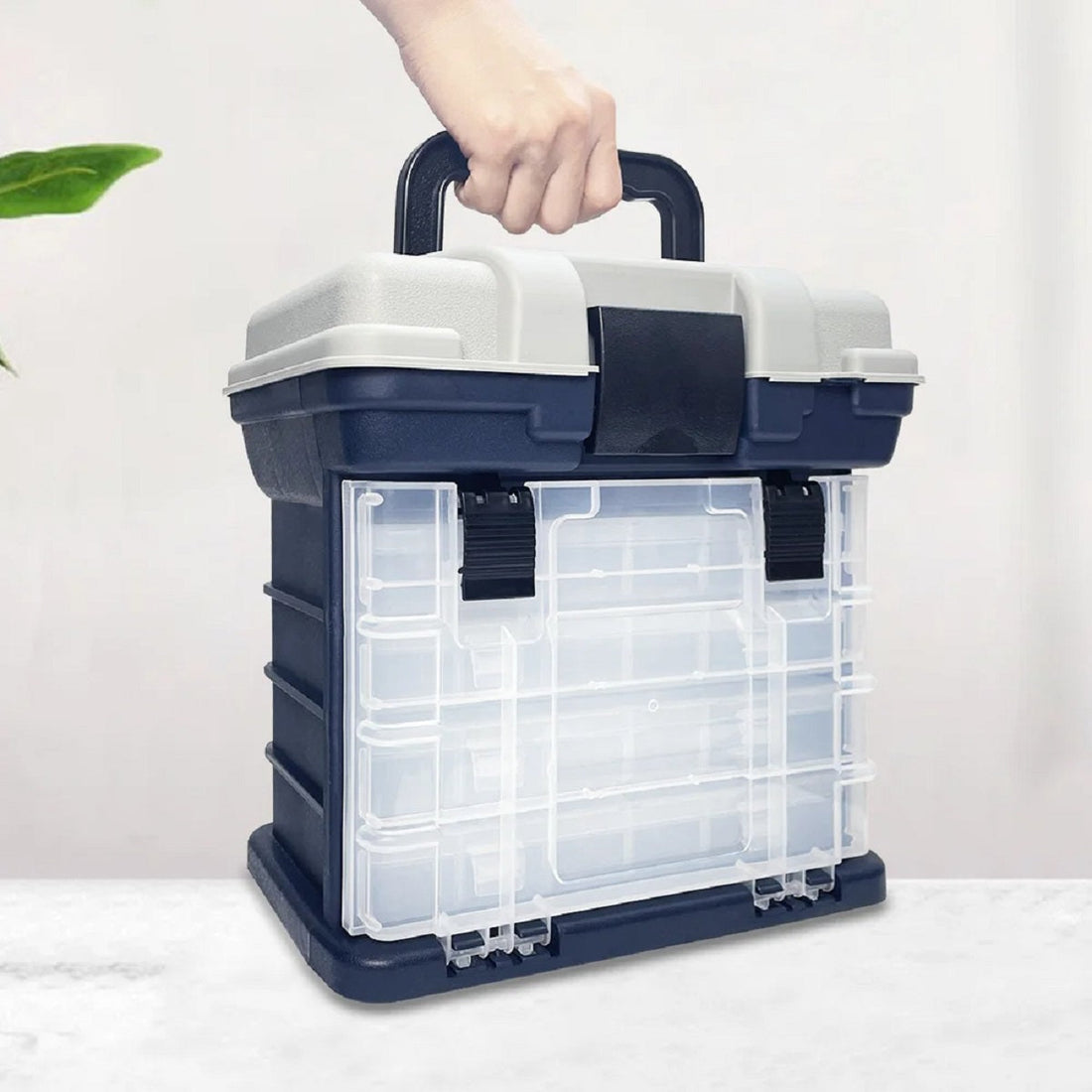 5-Layer Portable Fishing Tackle Box - Multifunctional Storage for Lures and Tools