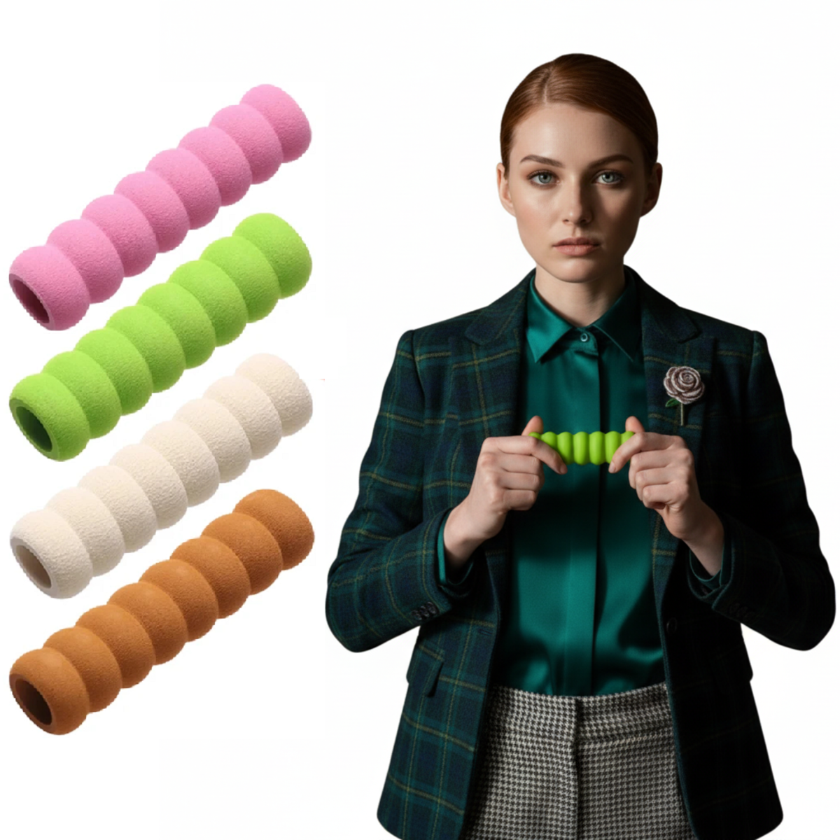 Rubber Door Stopper Pads - Soft Foam Protectors for Baby Safety and Furniture
