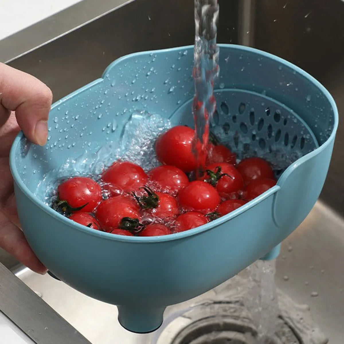 Elephant Sink Strainer - Hanging Fruit and Vegetable Washing Basket