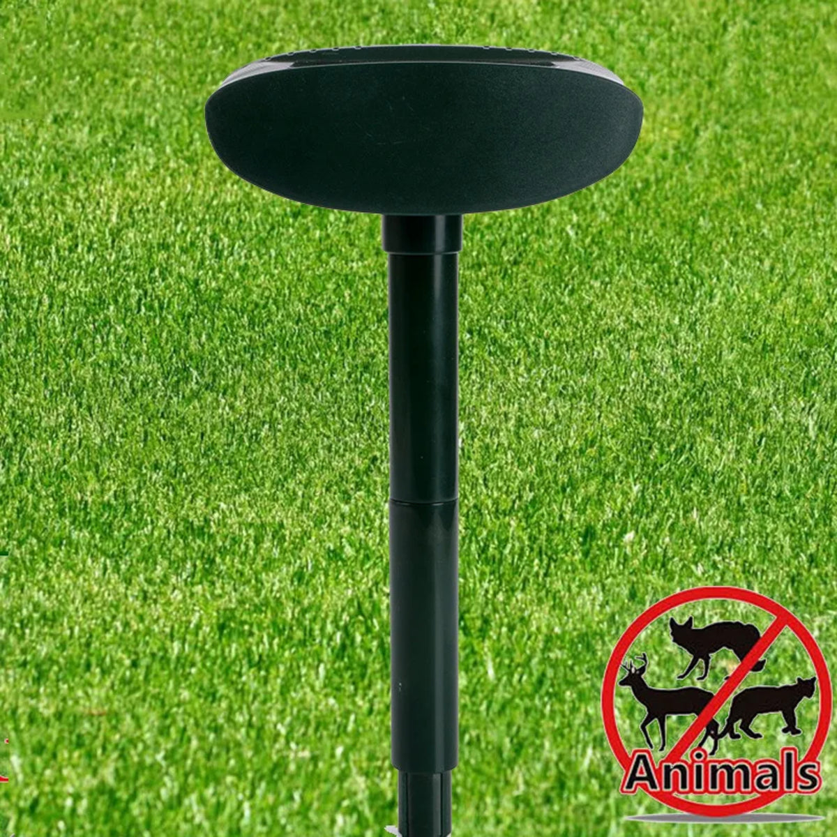 Solar Ultrasonic Animal Repellent - Waterproof Garden Deterrent for Cats & Dogs