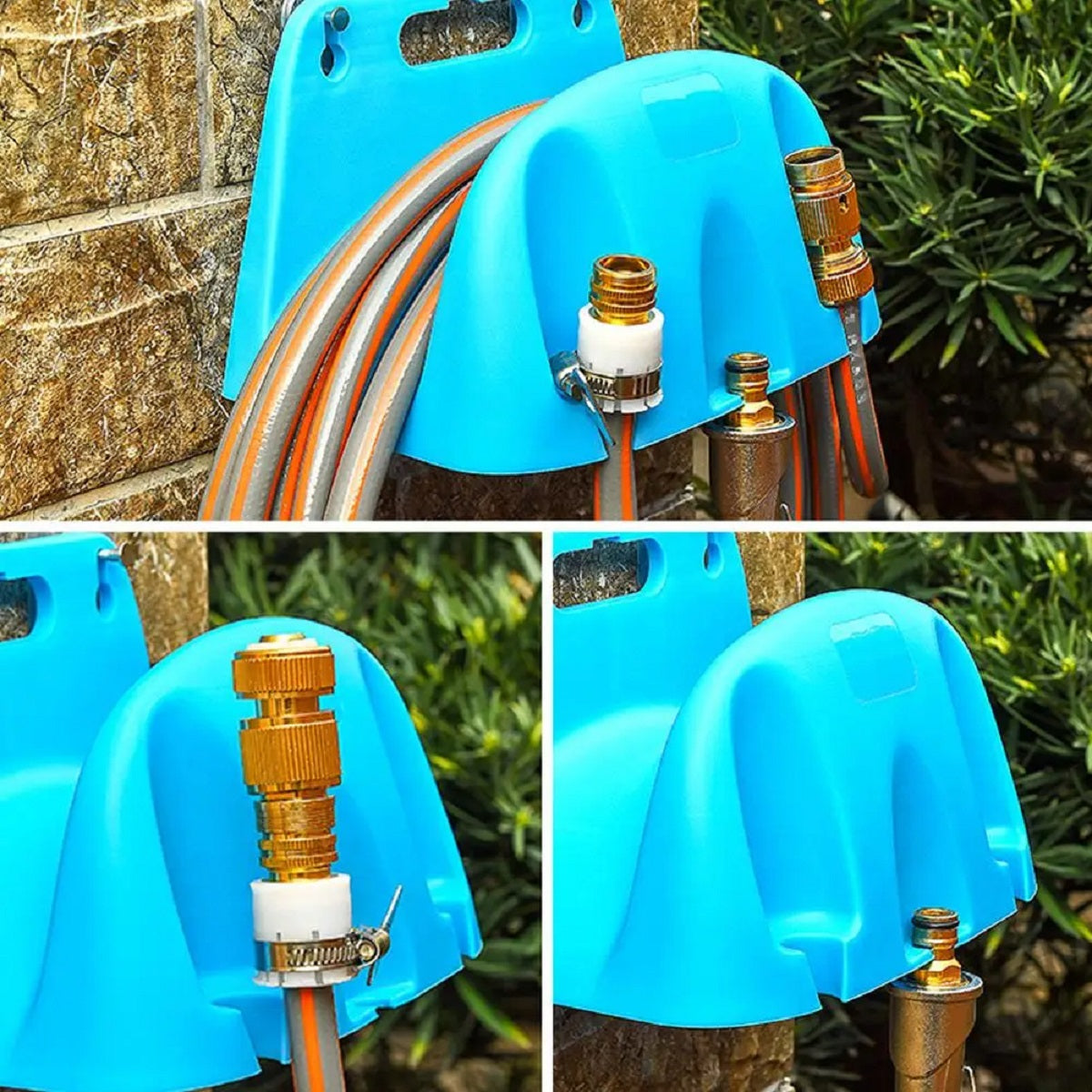 Wall Hose Holder - Garden Pipe Rack and Organizer