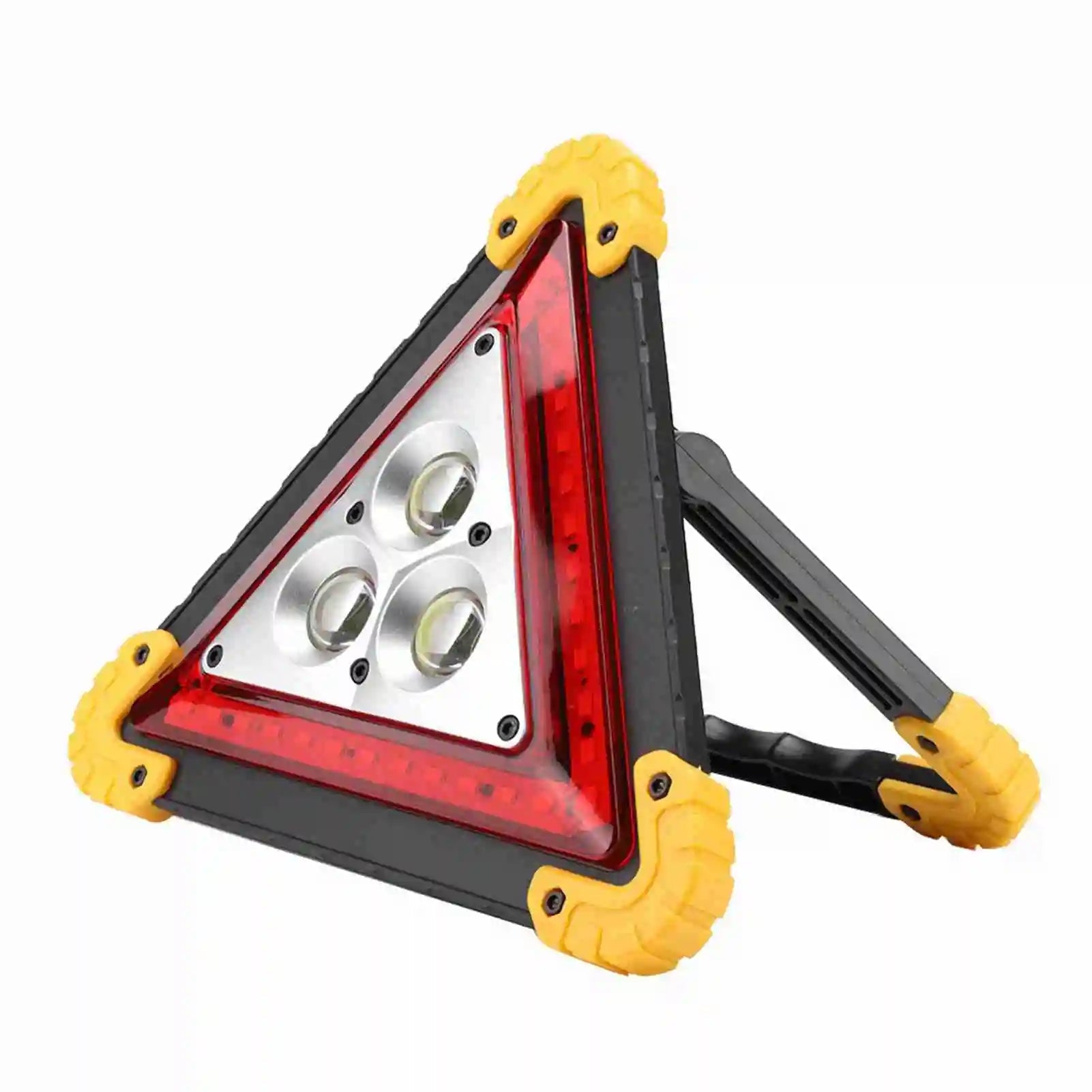 LED Emergency Warning Triangle - 30W Car Breakdown Safety Stop Sign