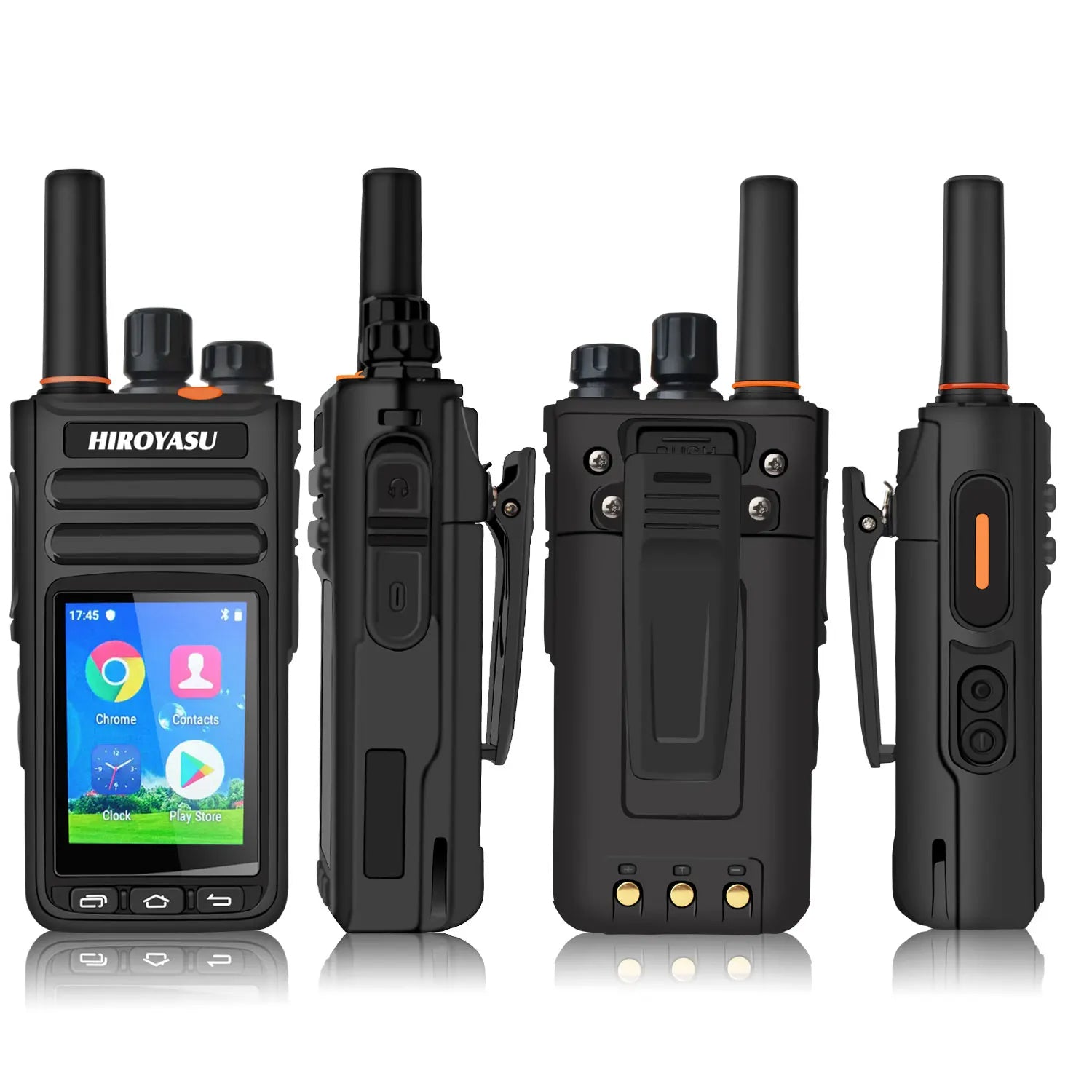 Hi-B8 4G Poc Walkie Talkie - Android 9.0 Touchscreen Radio with WiFi GPS and FM