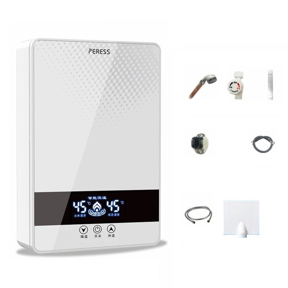 Instant Electric Tankless Water Heater - Bathroom & Shower with Automatic Temperature Control