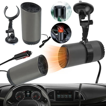 12V Portable Car Heater - Windshield Defroster and Defogger for Winter