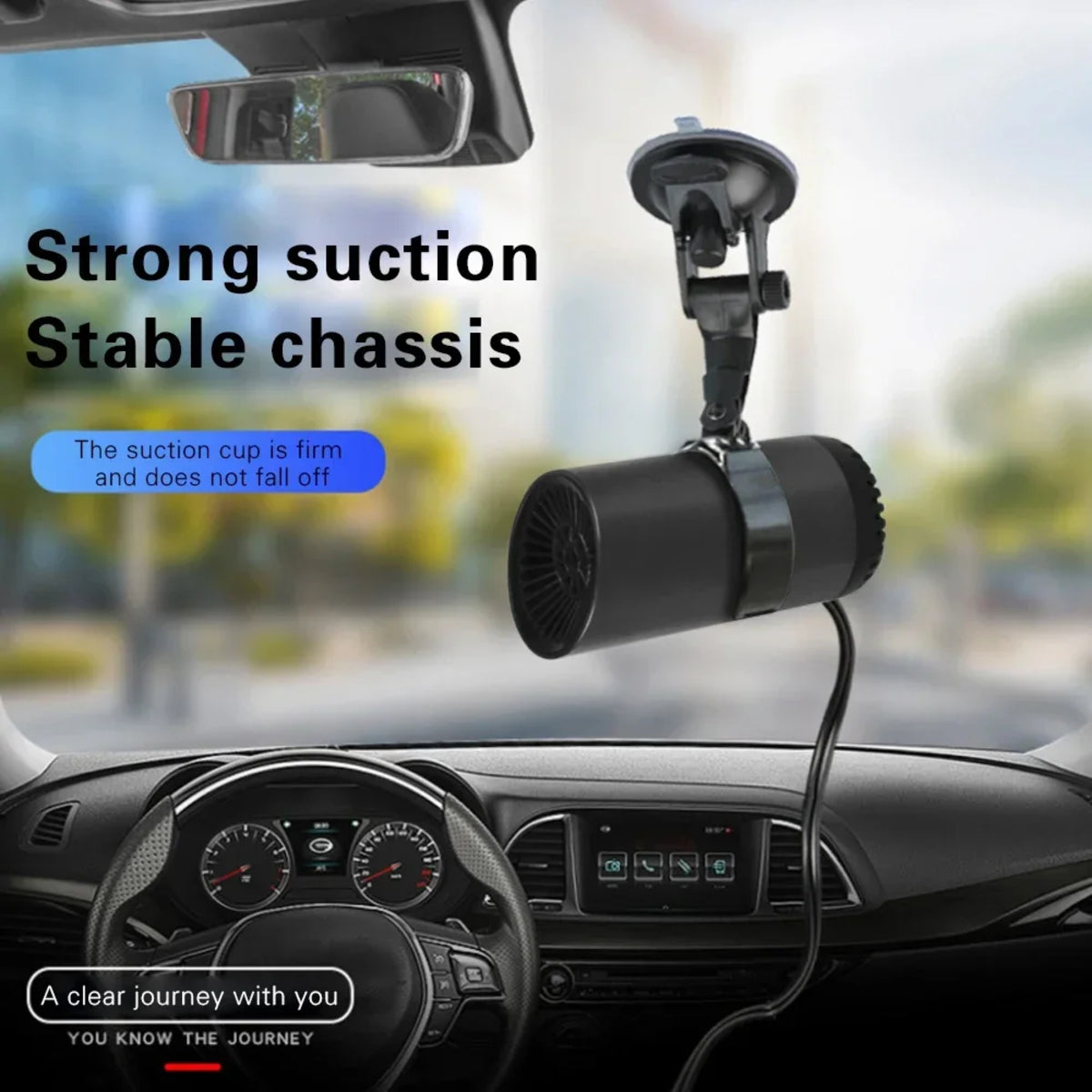 12V Portable Car Heater - Windshield Defroster and Defogger for Winter