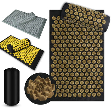 Shiatsu Acupressure Mat - Spike Massage Pad Pillow for Yoga and Fitness