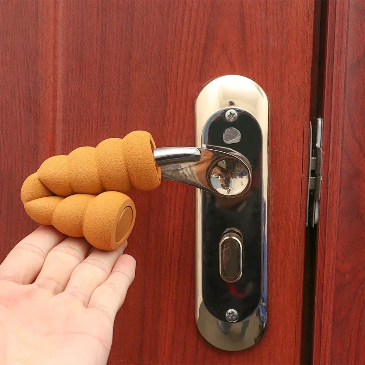 Rubber Door Stopper Pads - Soft Foam Protectors for Baby Safety and Furniture