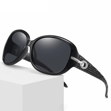 Women's Polarized Sunglasses - Vintage Big Frame Fashion Designer Shades