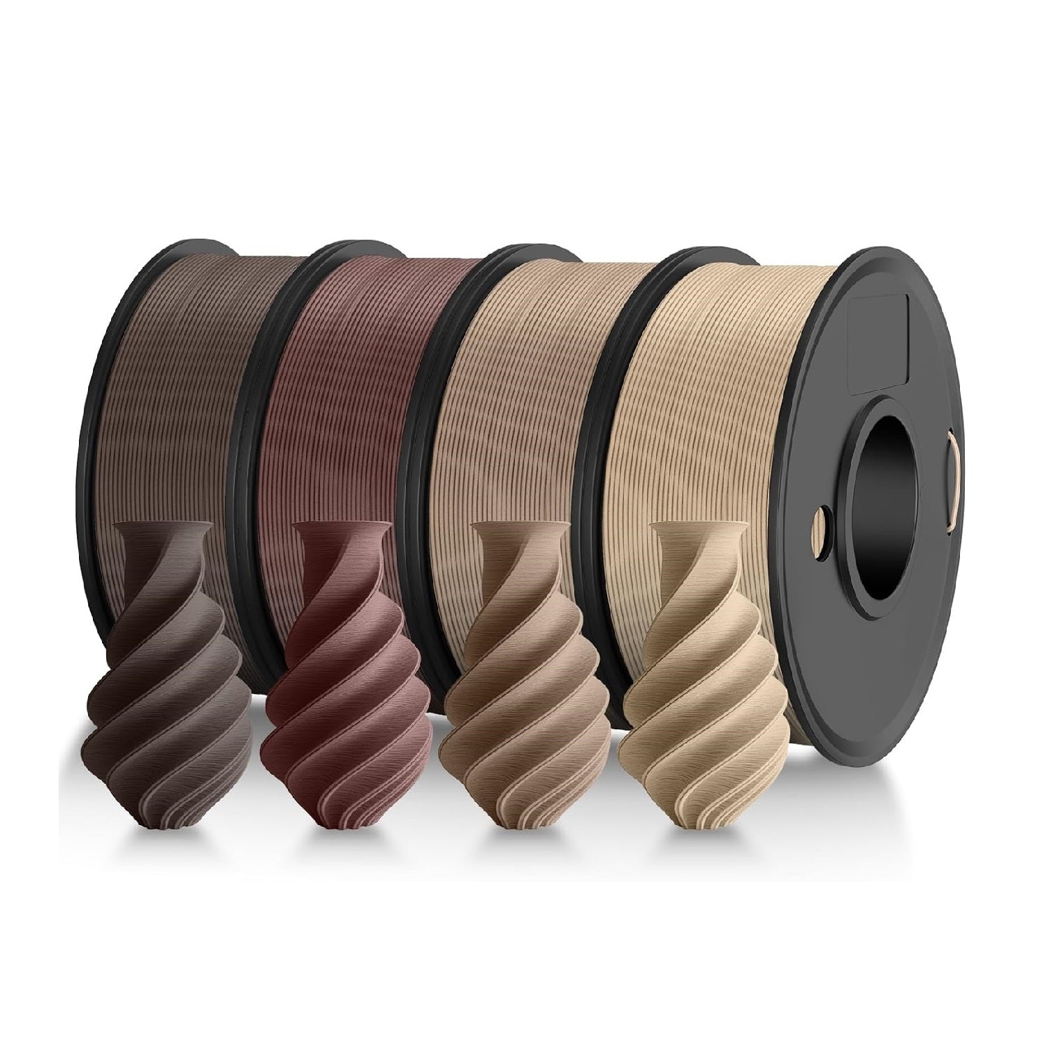 Pla Wood Filament - 0.07 in Fibres for Fdm 3D Printers