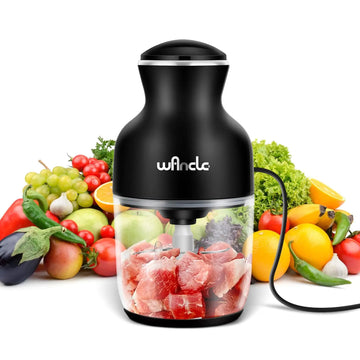Electric Meat Grinder Food Chopper - Stainless Steel Blade for and Veggies