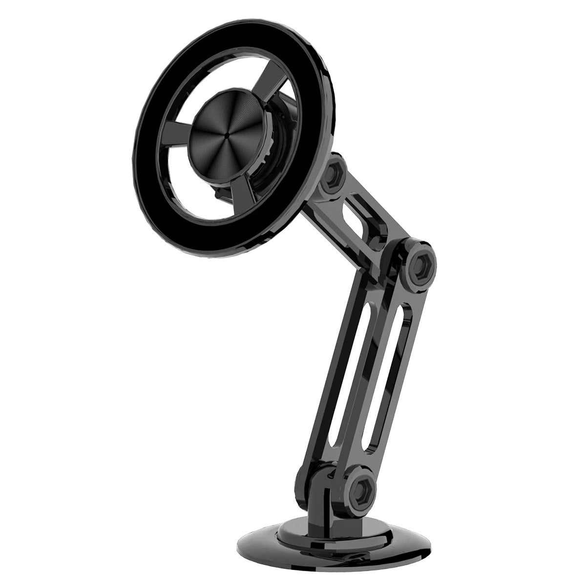 720° Magnetic Car Phone Holder - Metal Air-Vent Mount and Foldable Stand