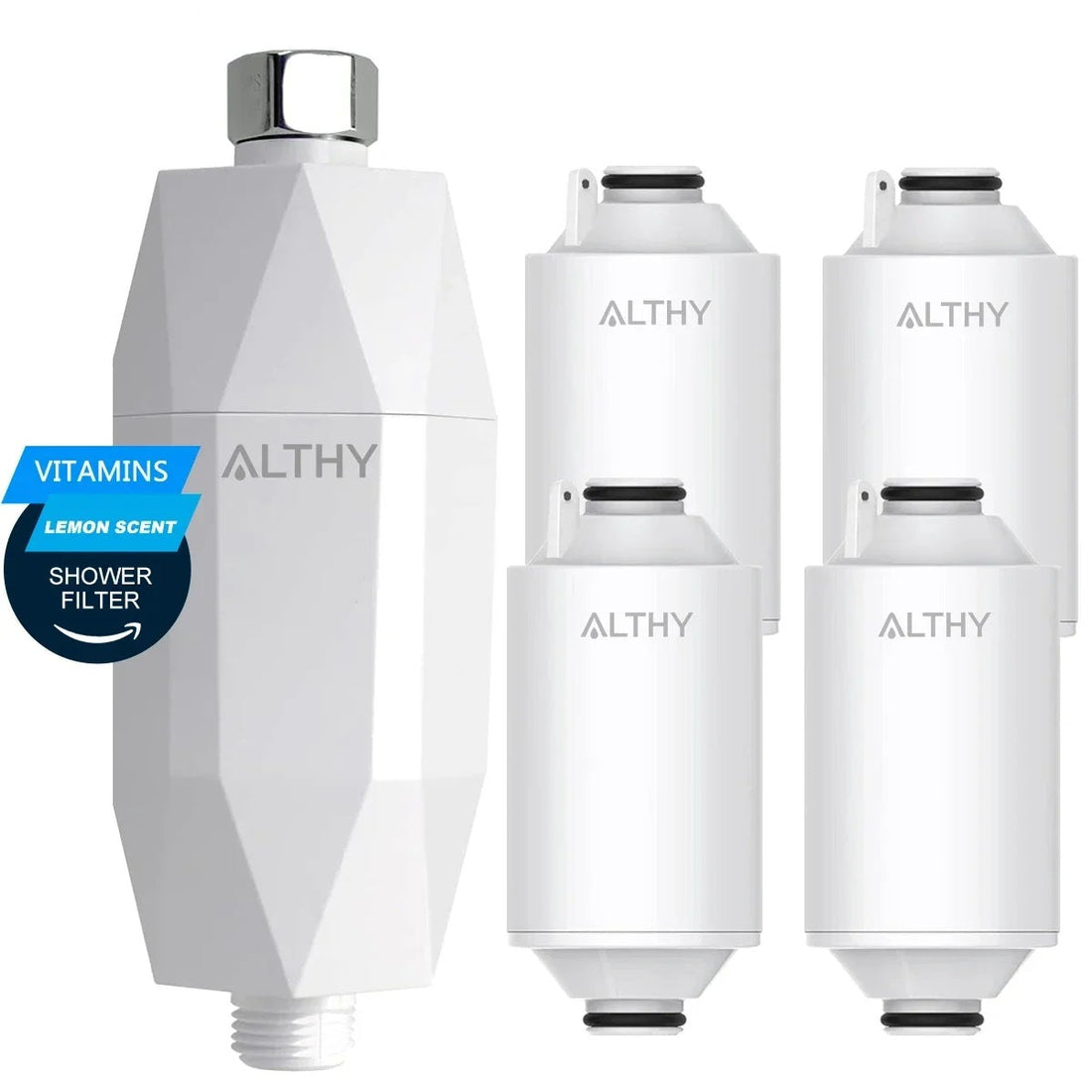 Shower Head Water Filter - Chlorine Reduction and Hard Softener