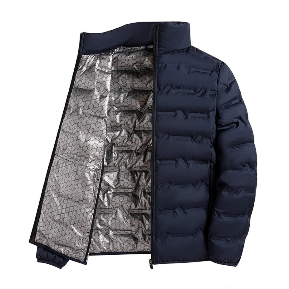 Graphene Self-Heating Collar Classical Warm Winter Jackets