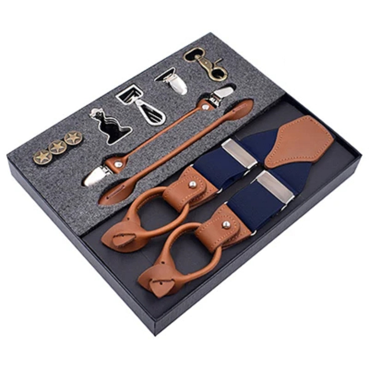 Adjustable Suspenders for Dress Pants Luxury Multi-Set