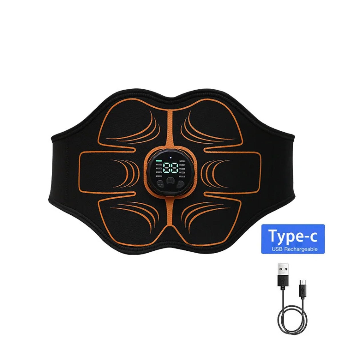 Smart ABS Trainer - USB Muscle Toner and Waist Massager