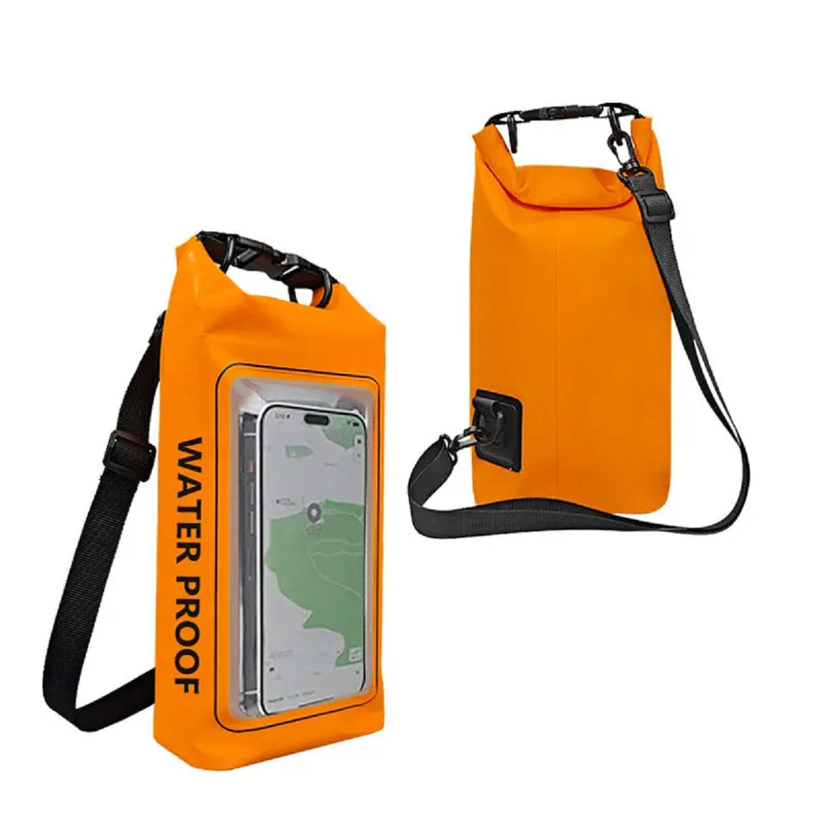 0.5 Gal Waterproof Dry Touch Screen Bag Roll-Top Pool Outdoor Gear Storage