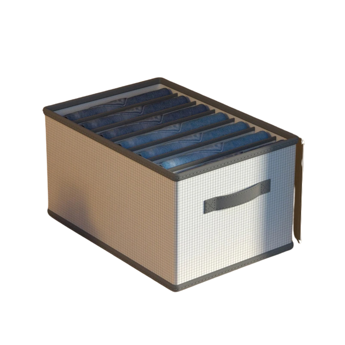 PP Closet Clothes Organizer - Multi-Grid Storage Box for Wardrobe