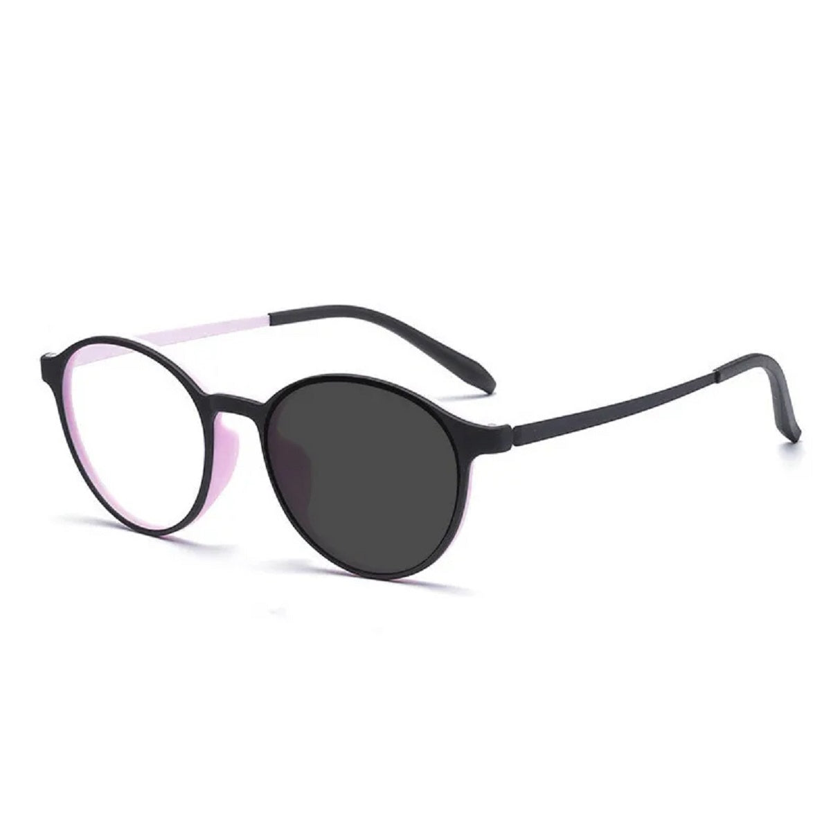 Ultralight Titanium Round Blue Light Reading Glasses - Magnifying Eyewear
