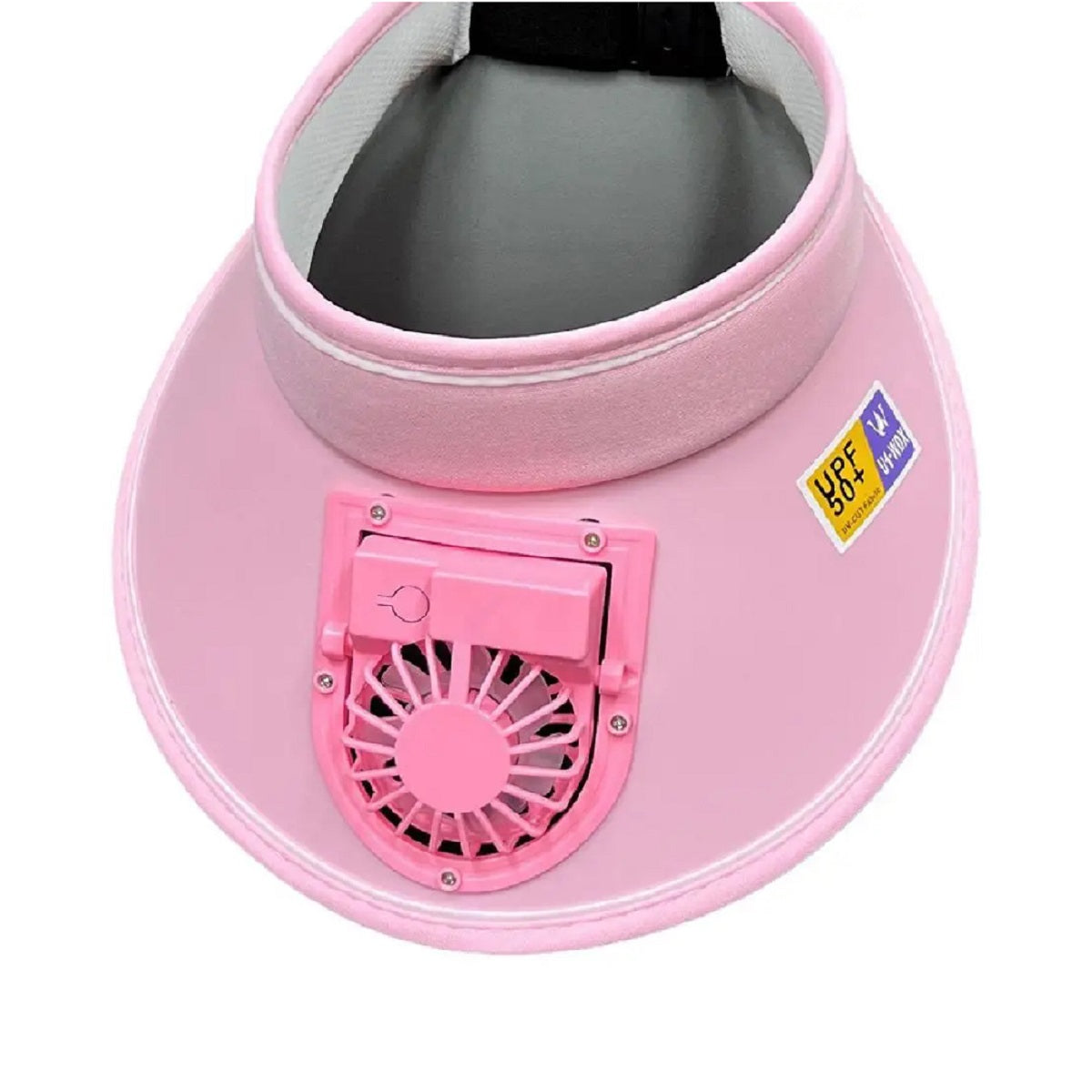 USB Fan Sun Hat - Summer Visor with Large Brim and UV Protection