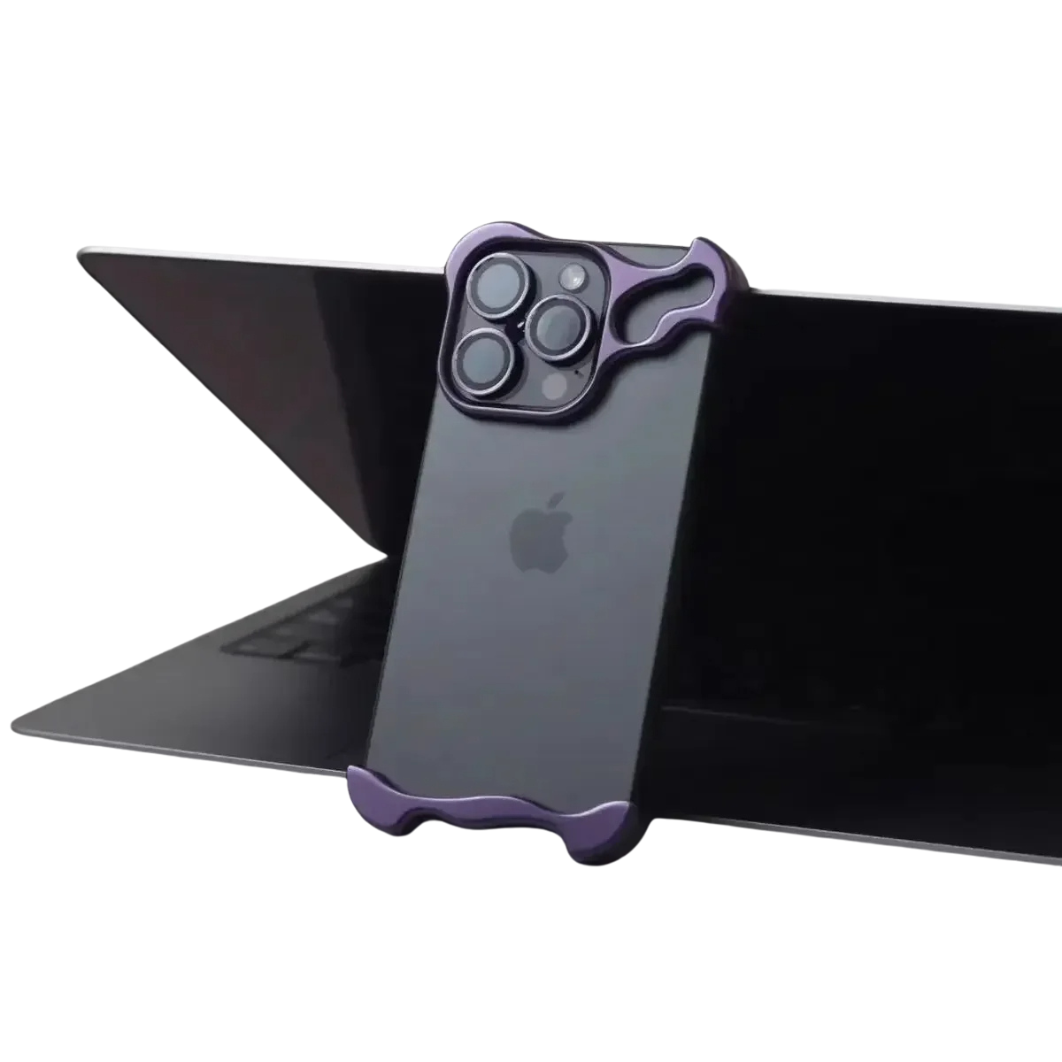 Irregular Aluminum Alloy Bumper Phone Case for iPhone