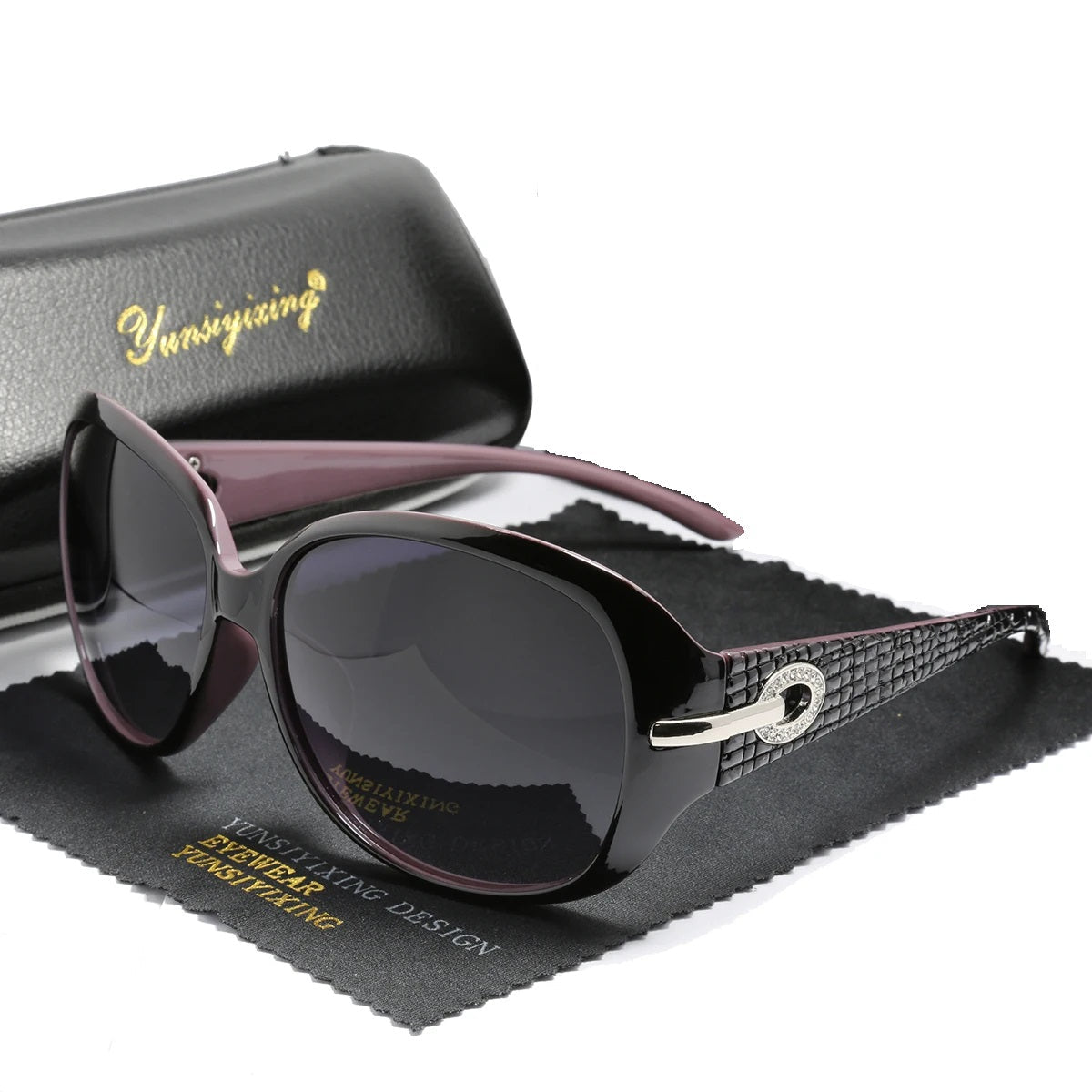 Women's Polarized Sunglasses - Vintage Big Frame Fashion Designer Shades