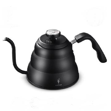 Gooseneck Kettle with Thermometer - Stainless Steel