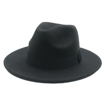 Men & Women Vintage Wide Brim Fedora Hat