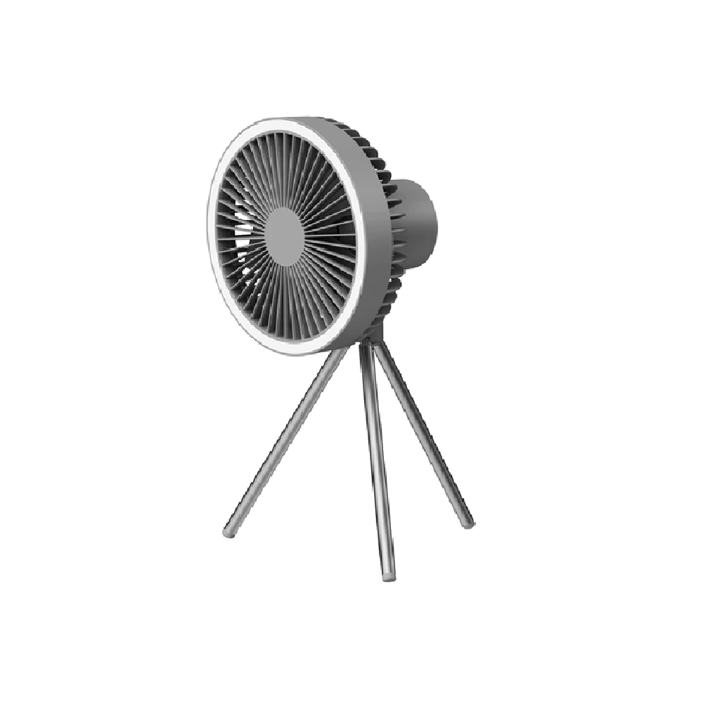 Air Cooling Electric Fan Night Light with Tripod Stand