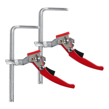 2-Pc Ratcheting Quick-Release Table Clamps - Mft and Guide Rail Bar Clamp