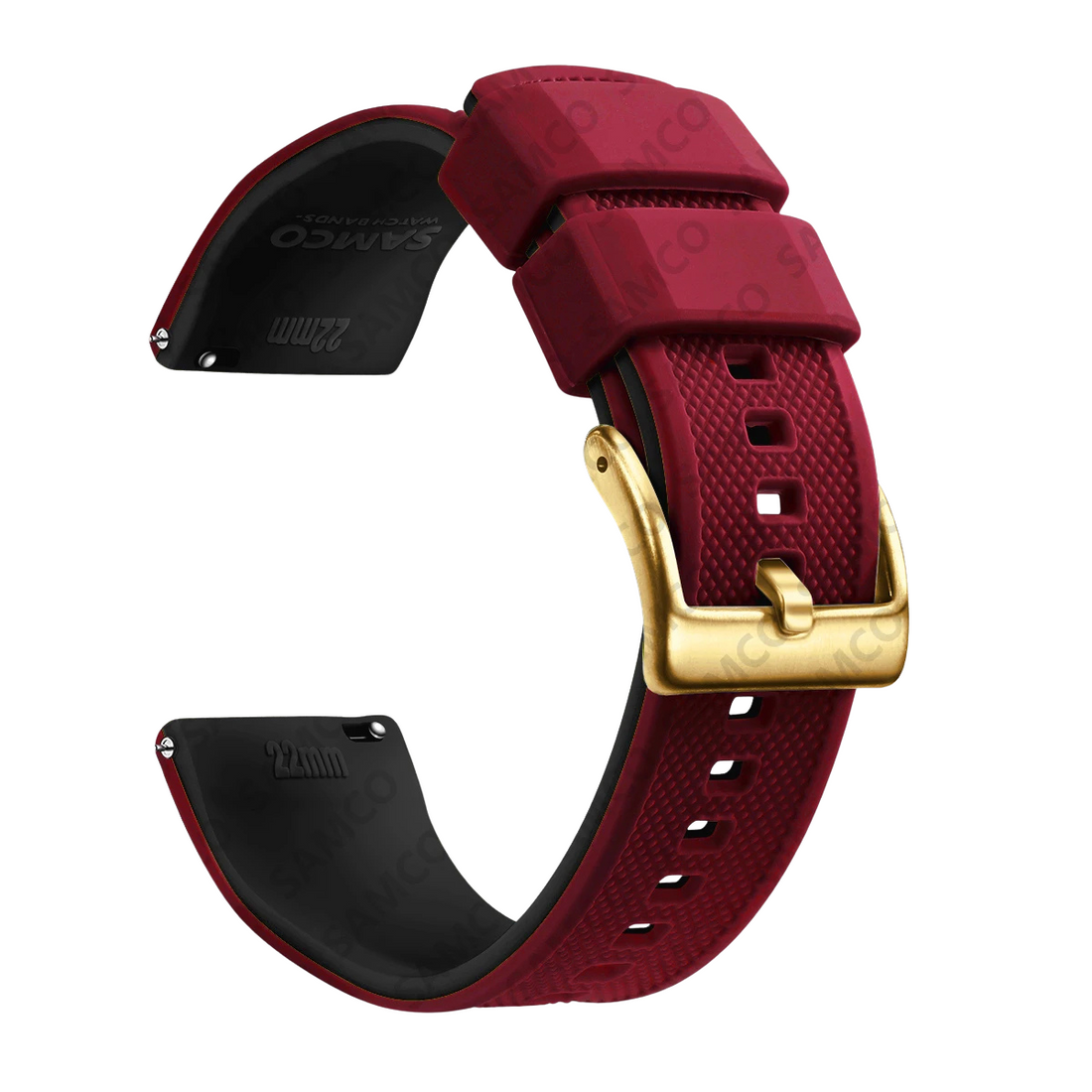 Premium Quick-Release Silicone Watch Band - Universal Replacement Strap