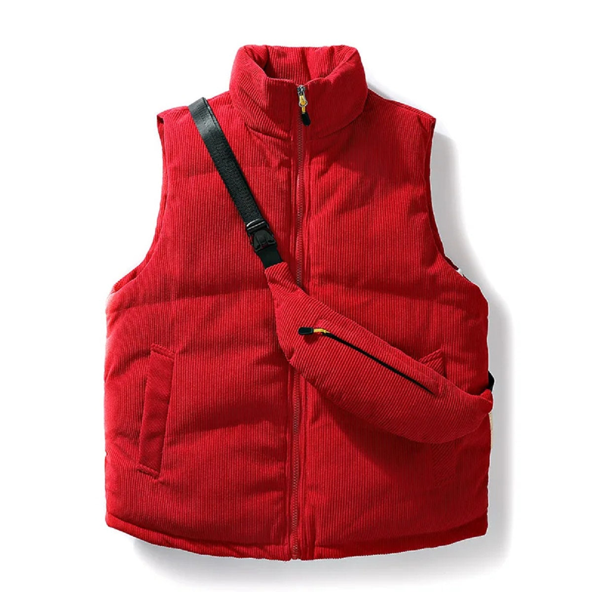 Warm Sleeveless Waistcoat Casual All-Match Vests Jacket for Men