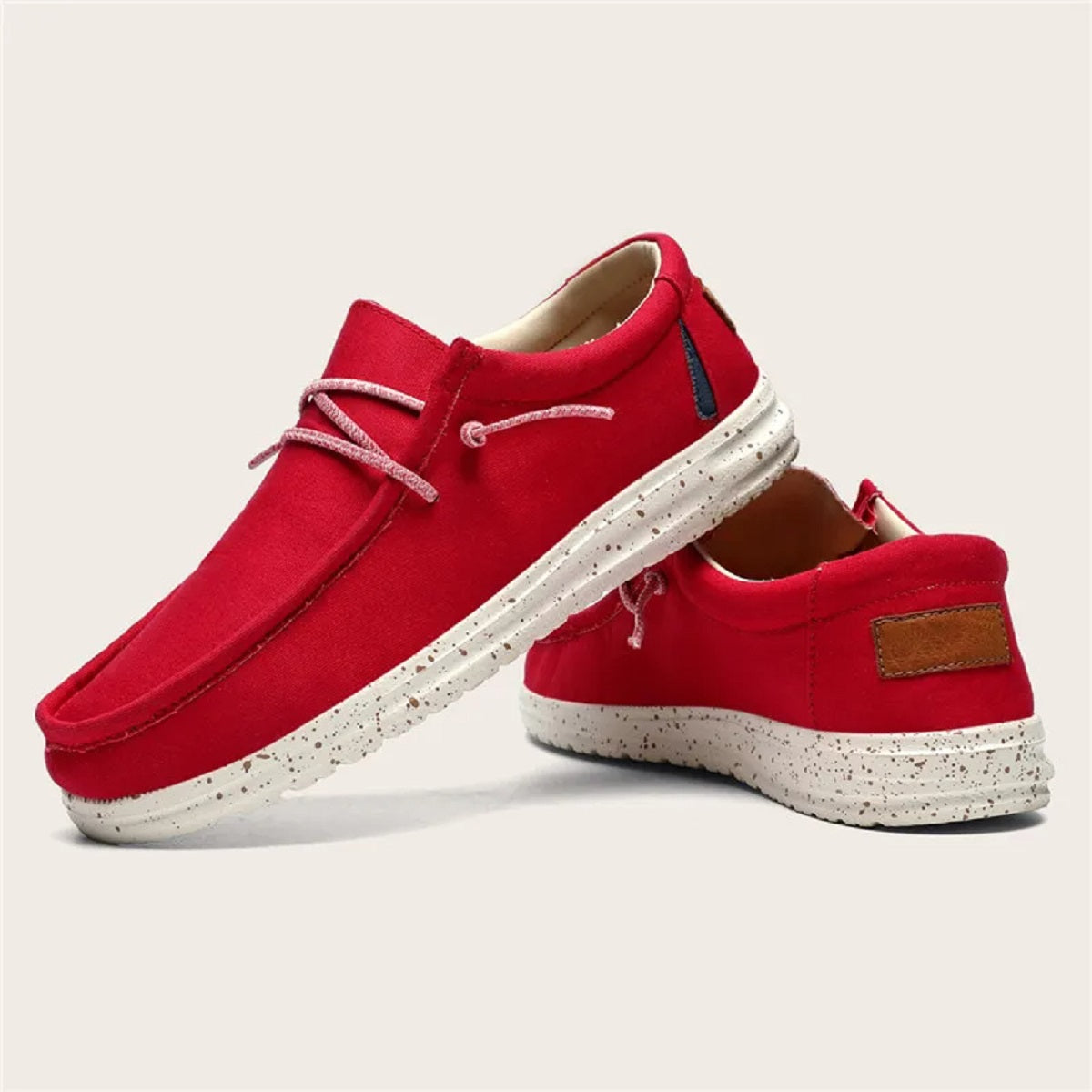 Men's Casual Canvas Loafers - Lightweight Breathable Driving and Boat Shoes