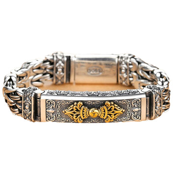 Men's Bracelet Creative Personality Peace Pattern Chain