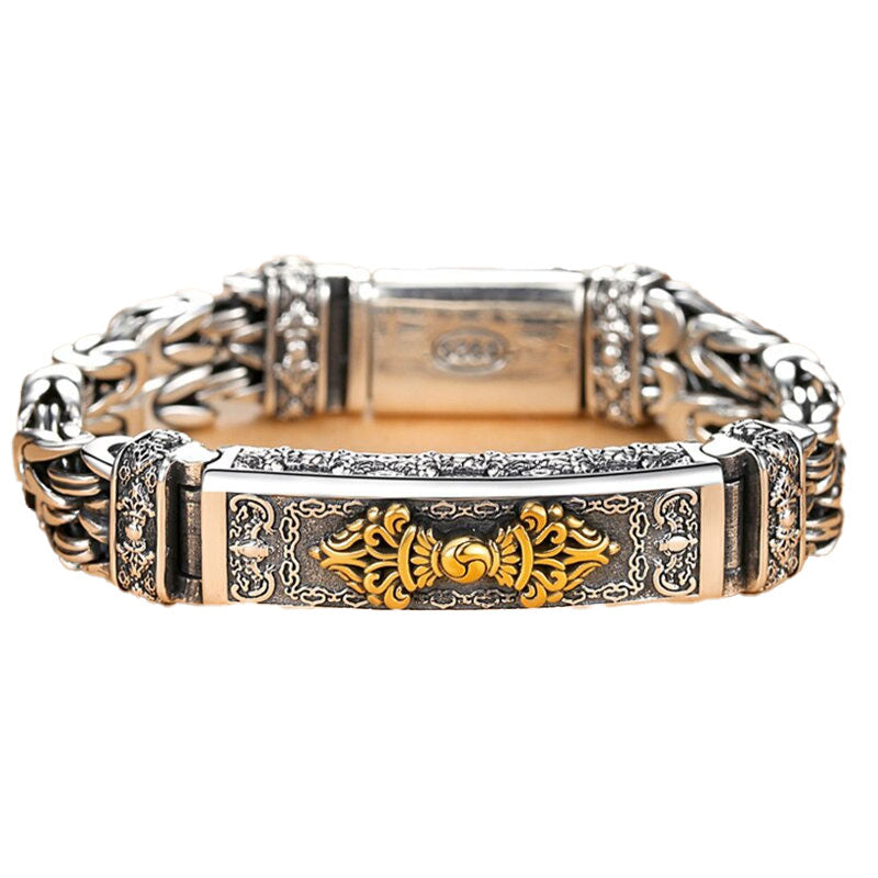 Men's Bracelet Creative Personality Peace Pattern Chain