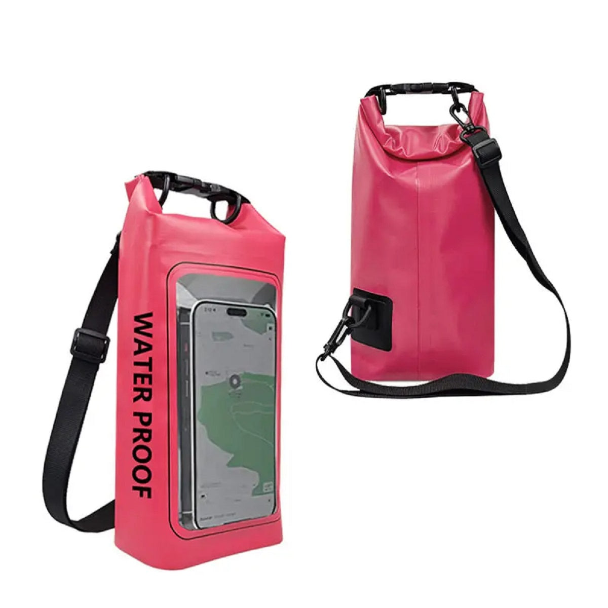 0.5 Gal Waterproof Dry Touch Screen Bag Roll-Top Pool Outdoor Gear Storage