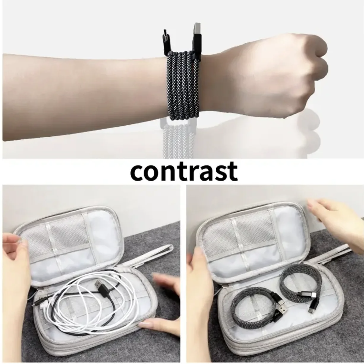 Magnetic USB C to Type Charger Cable