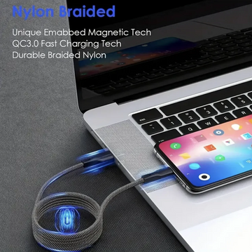 Magnetic USB C to Type Charger Cable