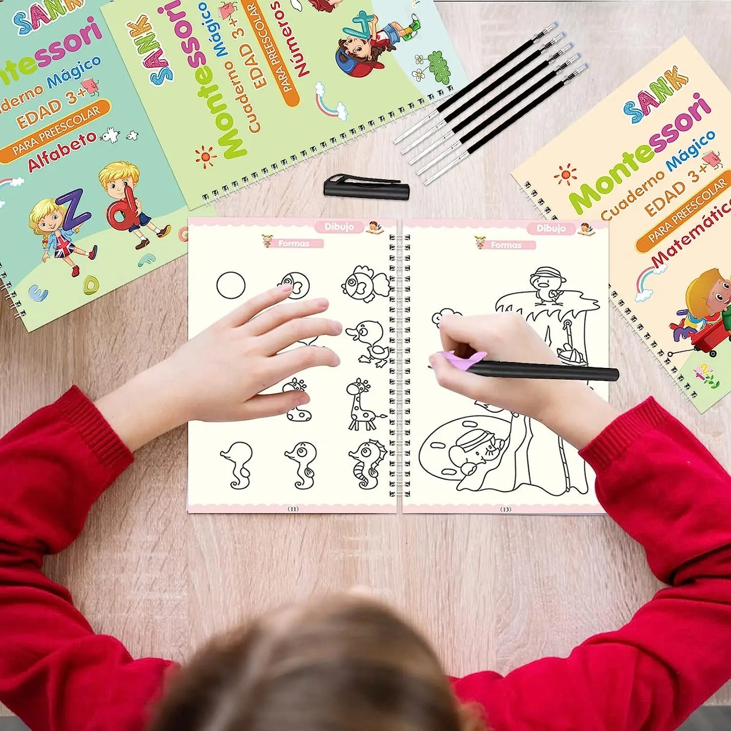 4 Magic Reusable Writing Practice Book