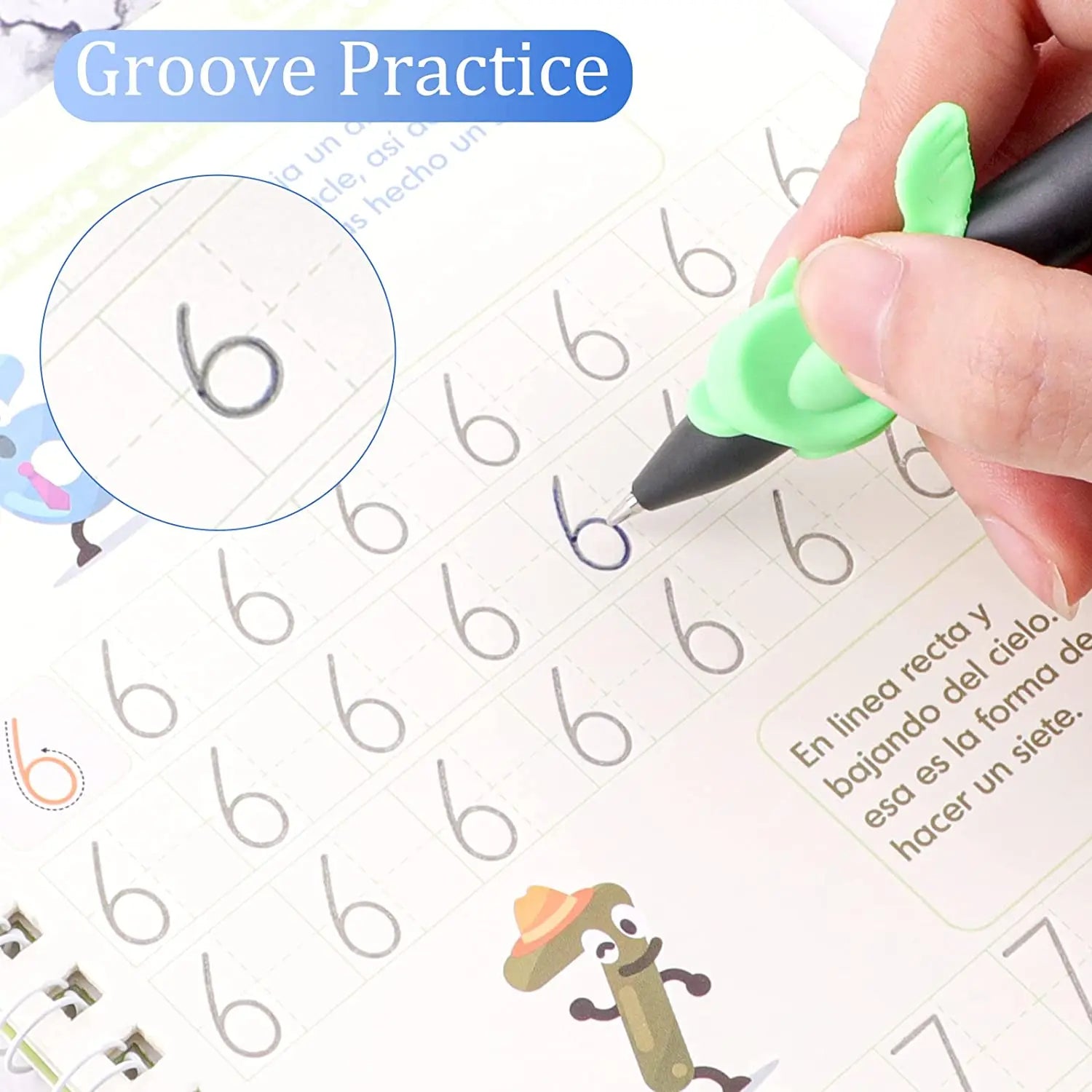 4 Magic Reusable Writing Practice Book