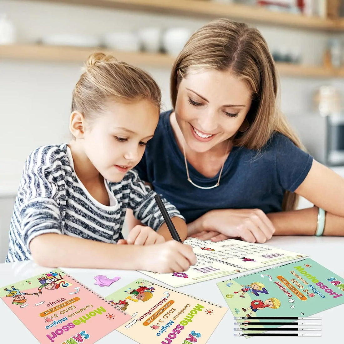 4 Magic Reusable Writing Practice Book