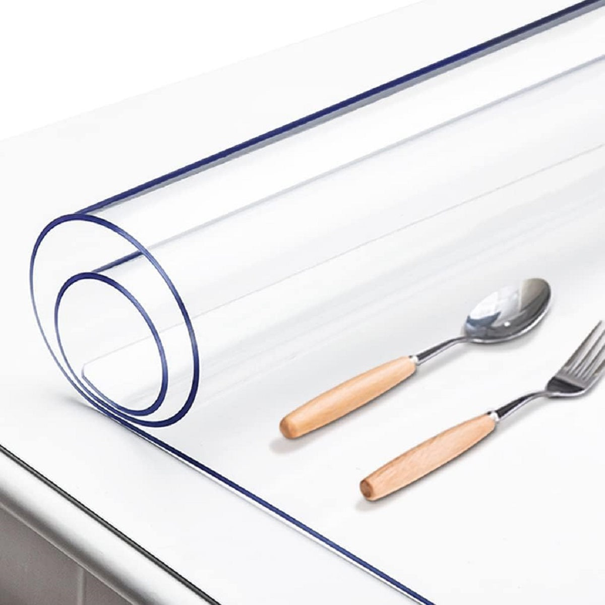 0.06 in PVC Transparent Table Mat - Heat and Scratch Resistant