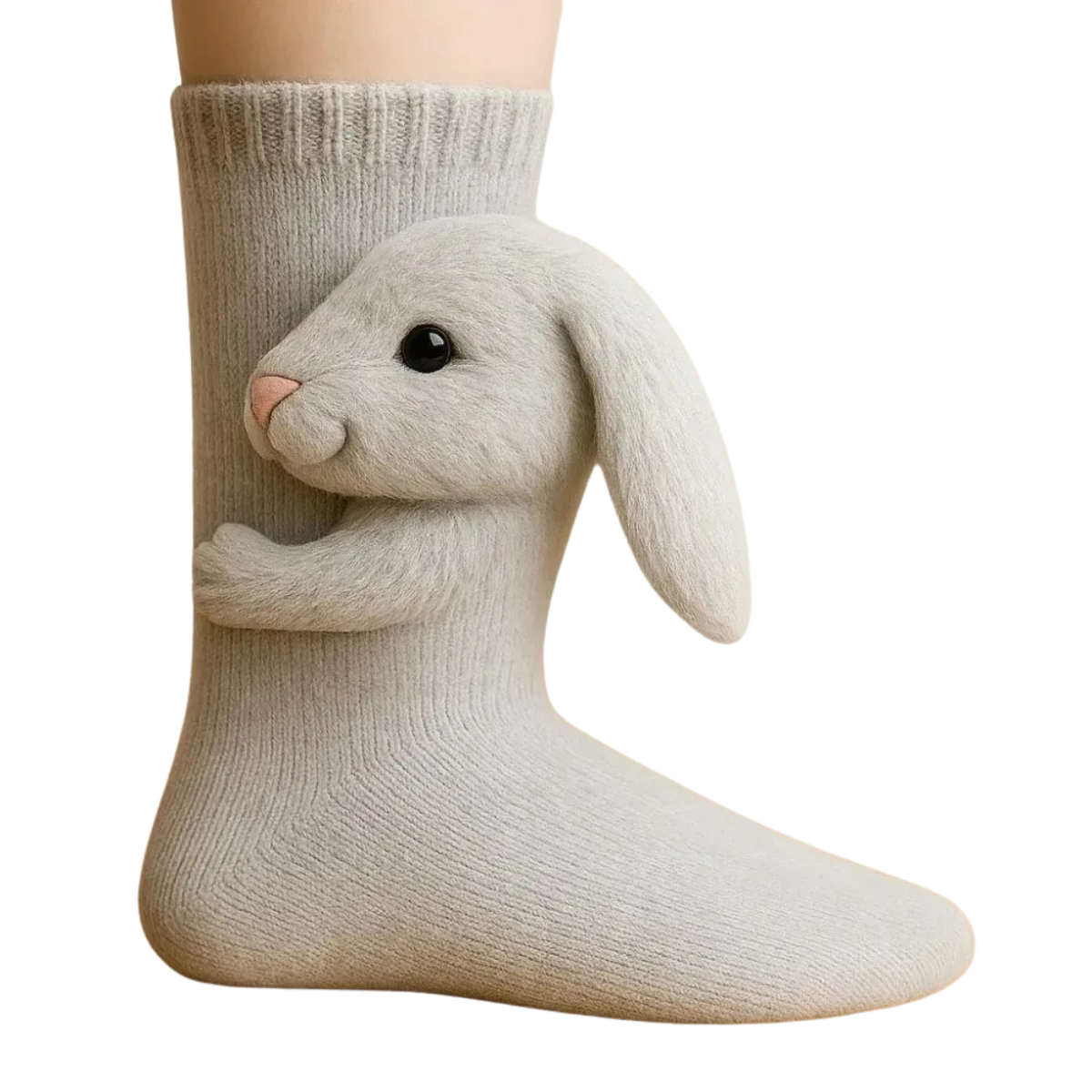 3D Knitted Animal Floor Socks - Cute Warm Winter Slippers