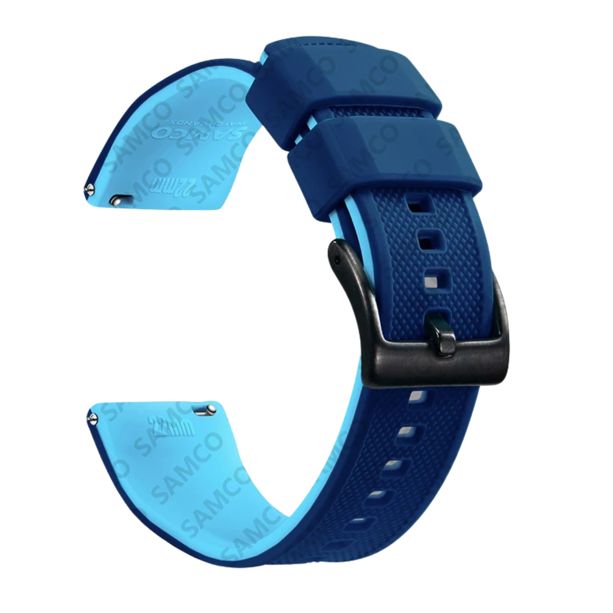 Premium Quick-Release Silicone Watch Band - Universal Replacement Strap