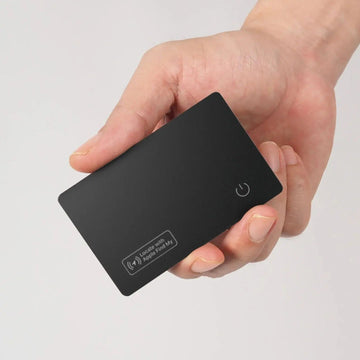 Smart GPS Wallet Tracker - Wireless Charging Mini Tag for iPhone Apple Find My