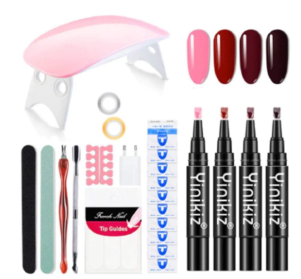 12 Pcs/set Nail Art Gel Pen Tool