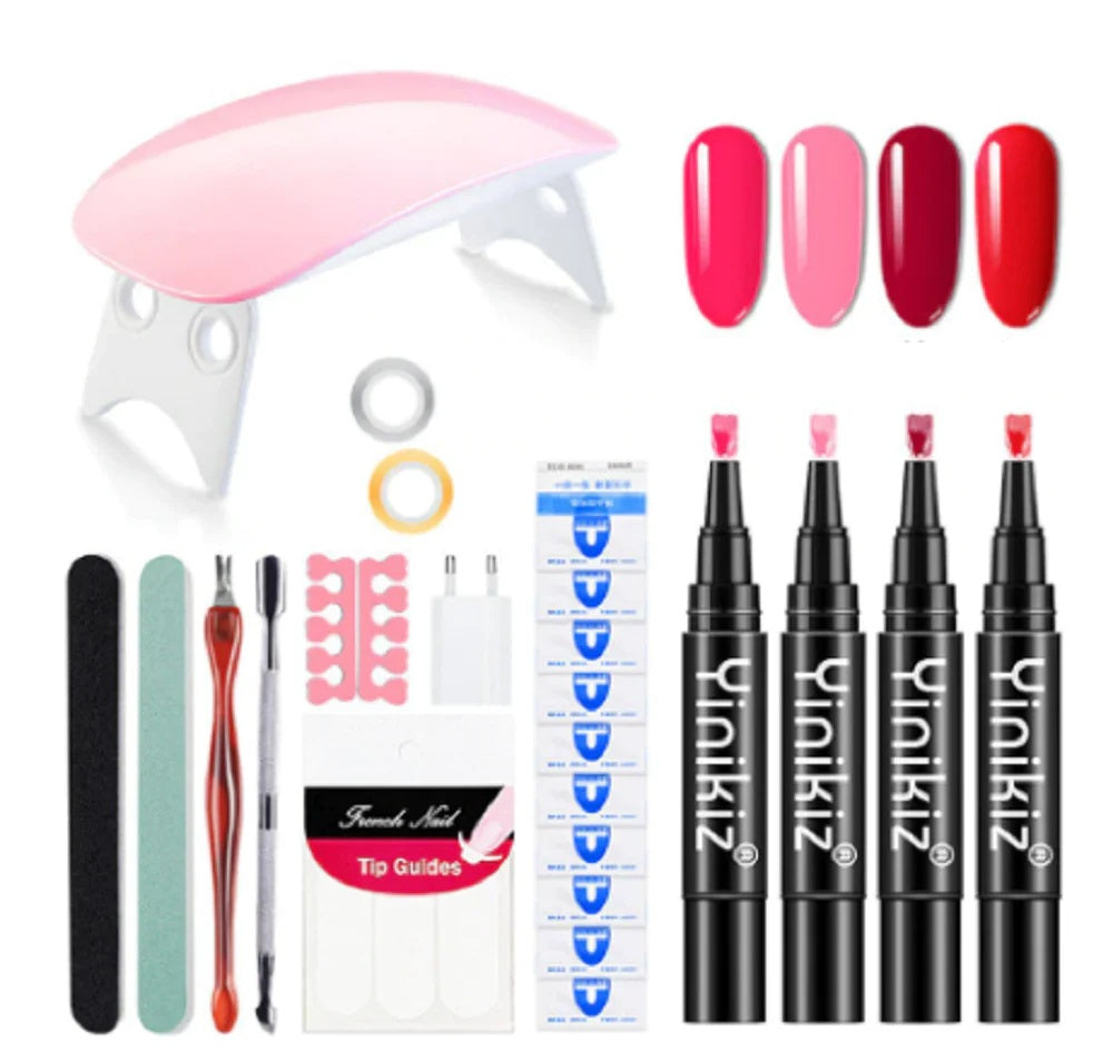 12 Pcs/set Nail Art Gel Pen Tool