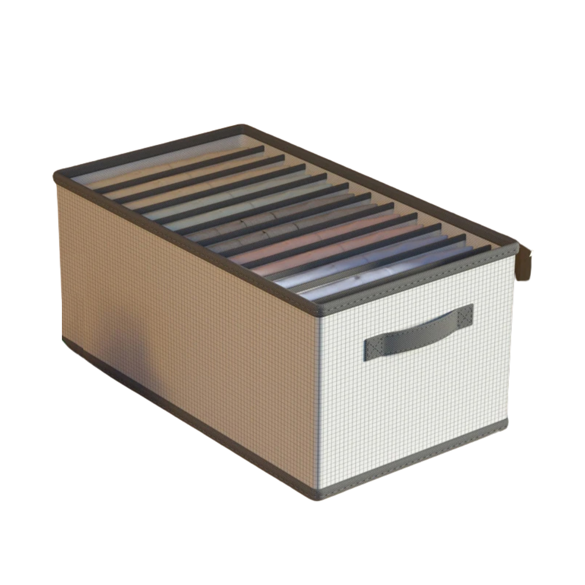 PP Closet Clothes Organizer - Multi-Grid Storage Box for Wardrobe