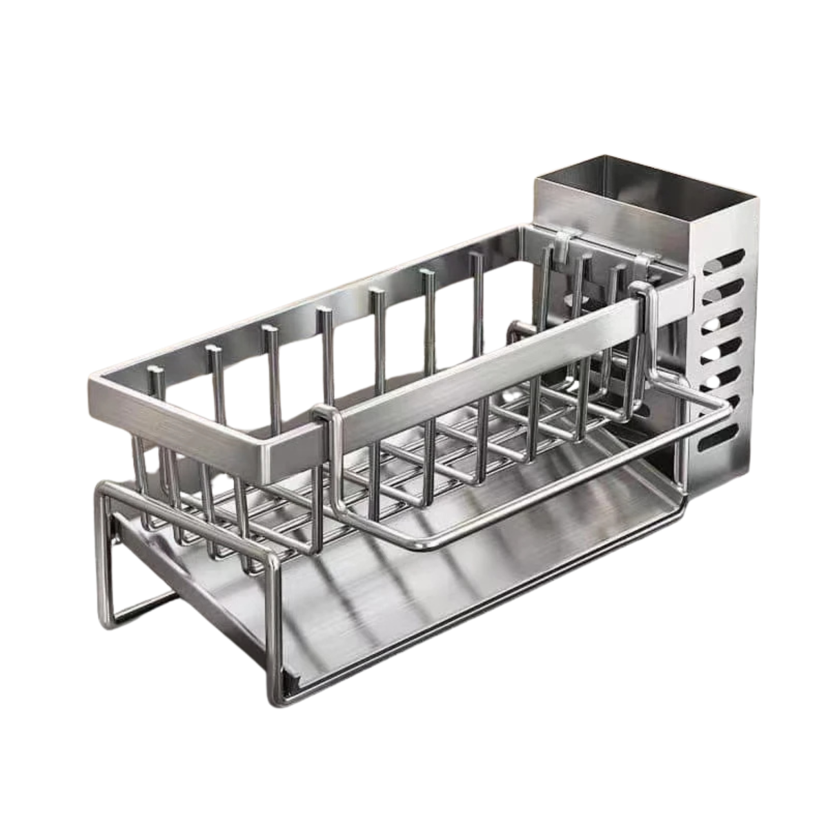 Stainless Steel Sink Rack - Faucet Mounted Sponge
