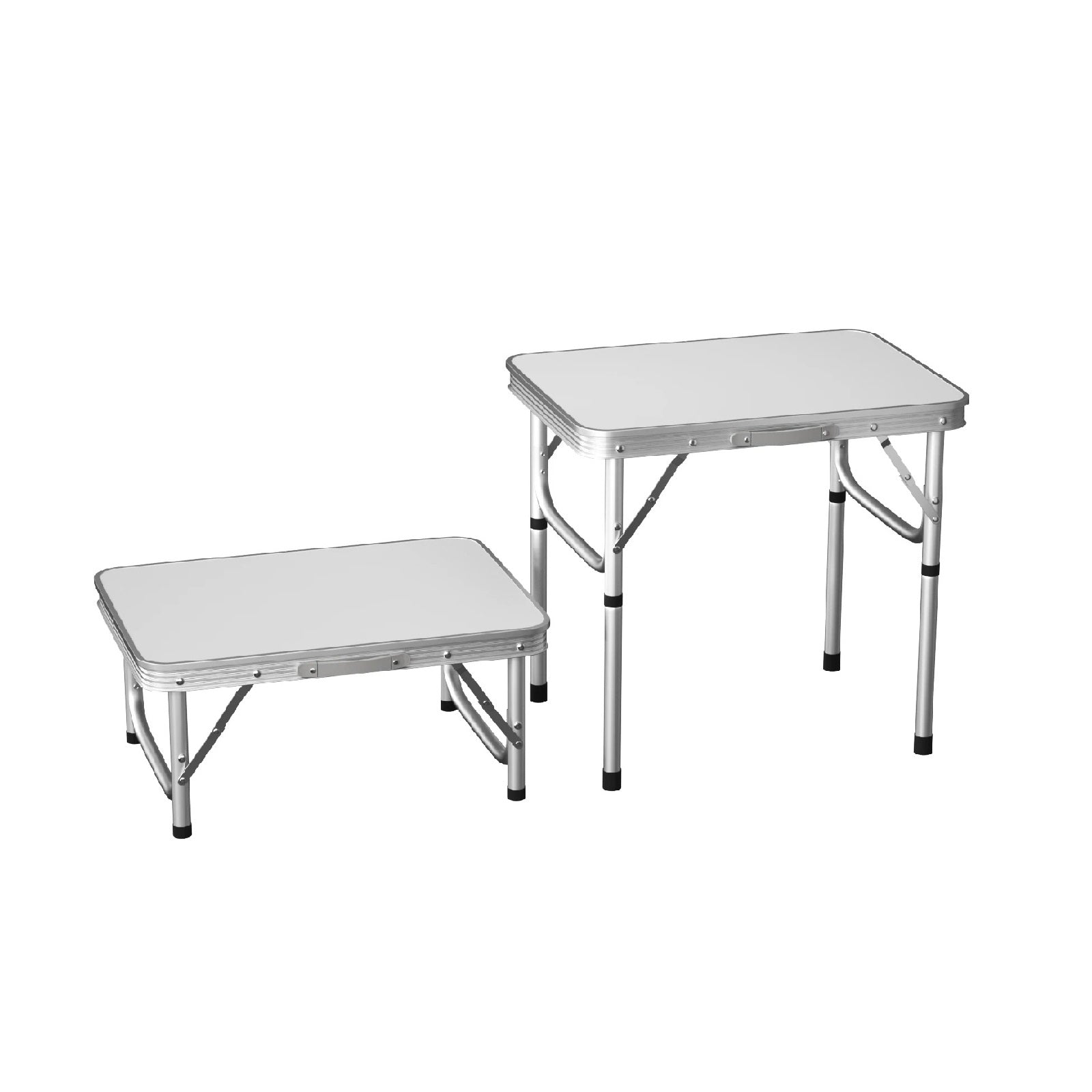 Mini Folding Camping Table - Portable Aluminium with Adjustable Height